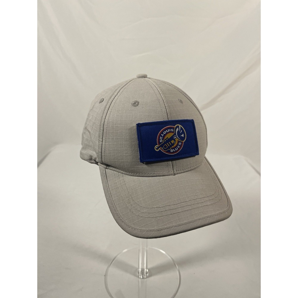 St. Louis Blues Ameren Missouri Adjustable Hat Gray Strapback Melonwear Cap NHL